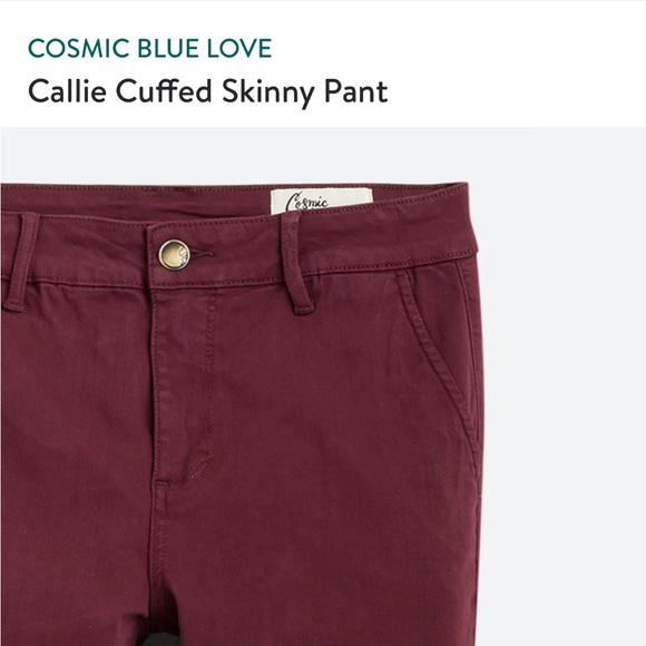 Callie Cuffed Skinny pant - stitch fix - Picture 2 of 7